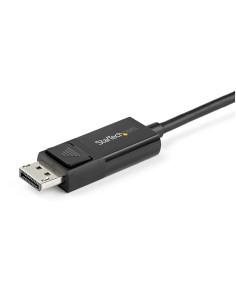 StarTech.com Cable de 1m USB C a DisplayPort 1.2 de 4K a 60Hz - Cable Adaptador de Vídeo Bidireccional DP a USB-C o USB-C a DP 2