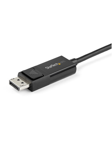 StarTech.com Cable de 1m USB C a DisplayPort 1.2 de 4K a 60Hz - Cable Adaptador de Vídeo Bidireccional DP a USB-C o USB-C a DP