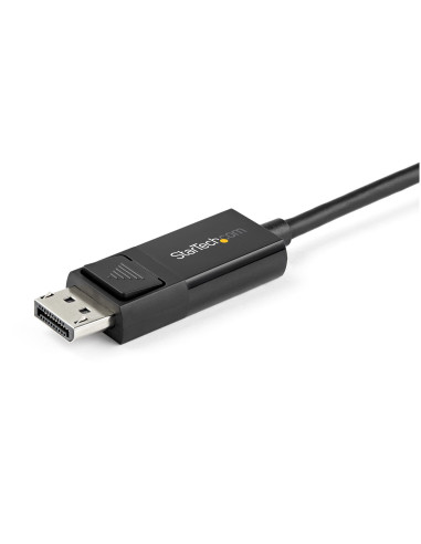 StarTech.com Cable de 2m USB C a DisplayPort 1.2 de 4K a 60Hz - Cable Adaptador de Vídeo Bidireccional DP a USB-C o USB-C a DP
