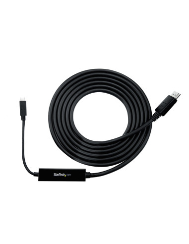 StarTech.com Cable 3m USB C a DisplayPort 1.2 de 4K a 60Hz - Adaptador Convertidor USB Tipo C a DisplayPort - HBR2 - Conversor