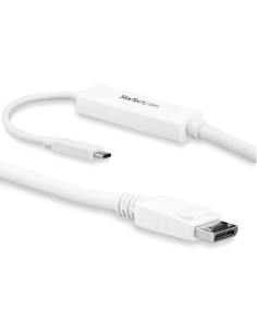 StarTech.com Cable 3m USB C a DisplayPort 1.2 de 4K a 60Hz - Adaptador Convertidor USB Tipo C a DisplayPort - HBR2 - Conversor