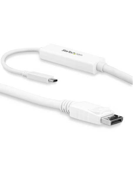 StarTech.com Cable 3m USB C a DisplayPort 1.2 de 4K a 60Hz - Adaptador Convertidor USB Tipo C a DisplayPort - HBR2 - Conversor