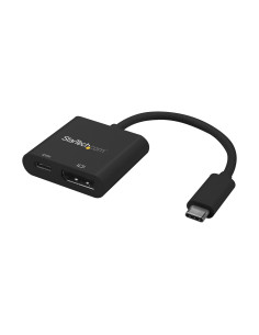StarTech.com Adaptador USB C a DisplayPort con Entrega de Alimentación - 4K 60Hz HBR2 - Conversor USB Tipo C a Monitor DP 1.2