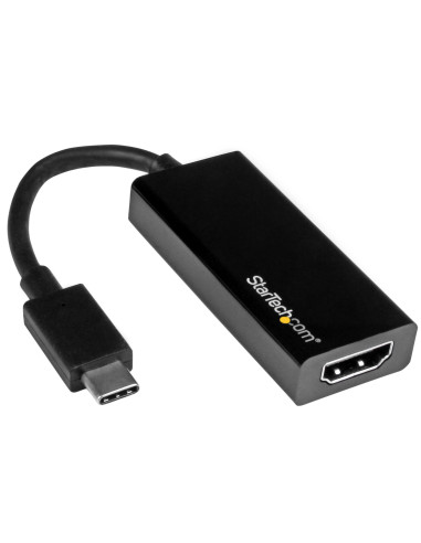 StarTech.com Adaptador Gráfico USB-C a HDMI 4K30Hz - Conversor de Vídeo USB 3.1 Tipo C a HDMI - Compatible Thunderbolt 3 -