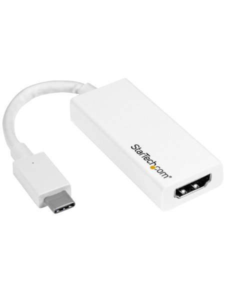 StarTech.com Adaptador USB-C a HDMI - 4K 60Hz - Blanco