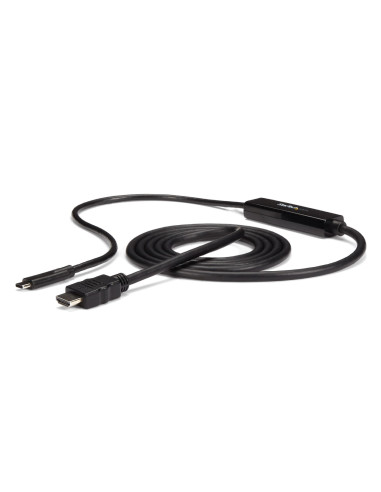 StarTech.com Cable Adaptador USB-C a HDMI de 2m - Cable Conversor de USB-C a HDMI para Ordenadores USB Tipo C 4K 30Hz - Negro