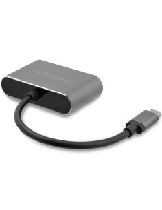 StarTech.com Adaptador USB-C a VGA y HDMI - 2en1 - 4K 30Hz - Gris Espacial - Adaptador Gráfico Externo USB Tipo C 2