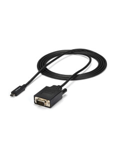StarTech.com Cable de 2m USB C a VGA - Cable Adaptador Activo de Vídeo de 1920x1200 1080p USB Tipo C a VGA - Compatible con