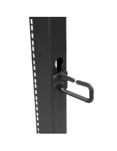 StarTech.com Rack 25U Móvil de Marco Abierto de 4 Columnas para Servidores - Rack de Cuatro Columnas 19 Pulgadas para Equipo de 2