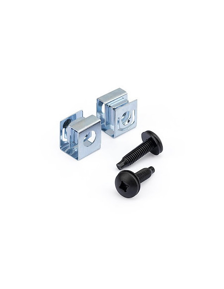 StarTech.com Paquete de 50 Tornillos 10-32 y Tuercas Clip para Armario Rack de Servidores
