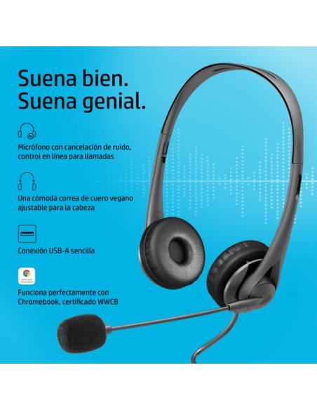 HP Auriculares estéreo USB G2