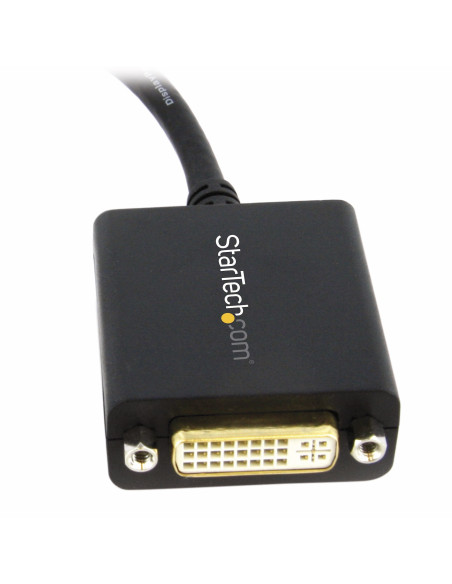 StarTech.com Adaptador de Vídeo DisplayPort a DVI - Conversor DP - Hasta 1920x1200 - Convertidor Pasivo Externo