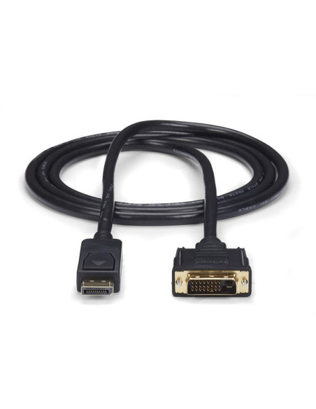 StarTech.com Cable 1,8m Adaptador de Vídeo DisplayPort a DVI - Conversor DP - Hasta 1920x1200 - Pasivo