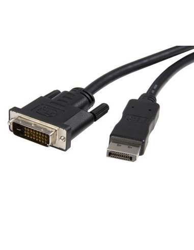 StarTech.com Cable de 3m Adaptador de Vídeo DisplayPort a DVI - Conversor Externo - 1920x1200