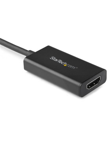 StarTech.com Adaptador DisplayPort a HDMI con HDR - 4K 60Hz - Negro