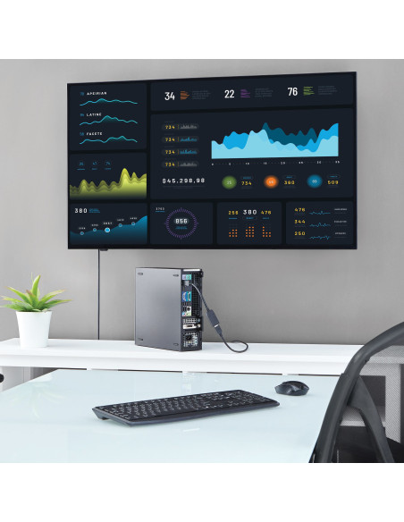 StarTech.com Adaptador de Vídeo DisplayPort a HDMI - Conversor DP - 1920x1200 - Pasivo