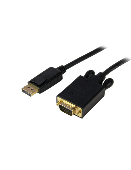 StarTech.com Cable de 1,8m DisplayPort a VGA - Cable Adaptador Activo de DisplayPort a VGA - Vídeo 1080p - Cable de Monitor DP