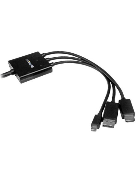 StarTech.com Cable Conversor HDMI, DisplayPort o Mini DisplayPort a HDMI de 2m - Adaptador DP y Mini DP