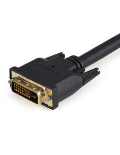 StarTech.com Cable Duplicador Divisor de Vídeo DVI-D de 2 Puertos Salidas Compacto - Bifurcador 2