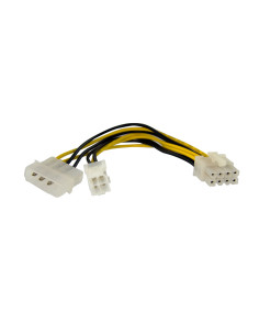 StarTech.com Adaptador de corriente EPS de 4 Pines a 8 Pines de 6 pulgadas con LP4 - H M