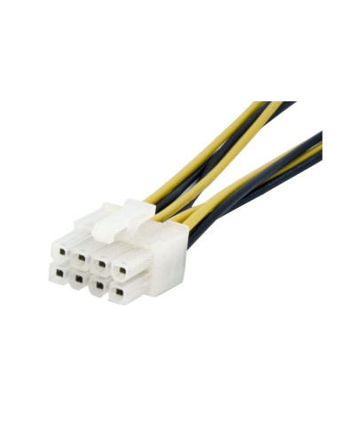 StarTech.com Adaptador de corriente EPS de 4 Pines a 8 Pines de 6 pulgadas con LP4 - H M