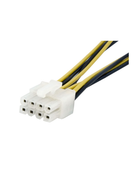 StarTech.com Adaptador de corriente EPS de 4 Pines a 8 Pines de 6 pulgadas con LP4 - H M