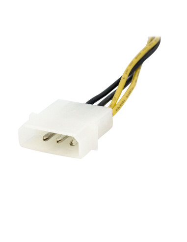 StarTech.com Adaptador de corriente EPS de 4 Pines a 8 Pines de 6 pulgadas con LP4 - H M