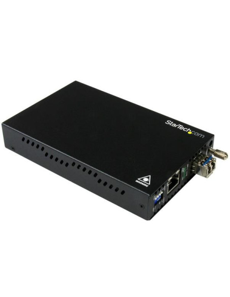 StarTech.com Conversor de Medios de Ethernet Gigabit de Cobre a Fibra - Monomodo LC - 10km