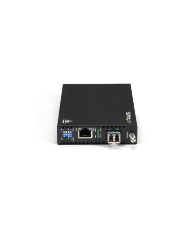 StarTech.com Conversor de Medios de Ethernet Gigabit de Cobre a Fibra - Monomodo LC - 10km