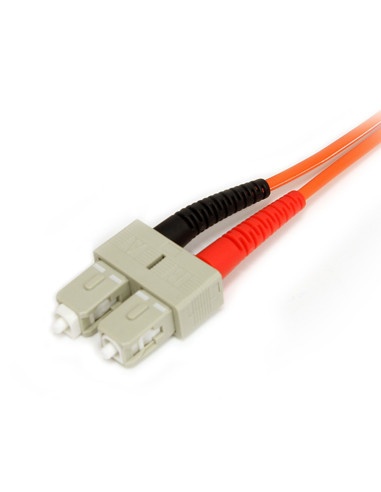 StarTech.com Cable Patch de Fibra Duplex Multimodo 62,5 125 2m LC - SC