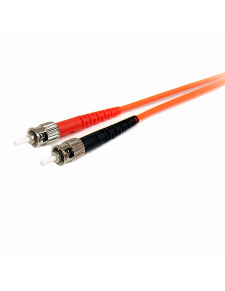 StarTech.com Cable Adaptador de Red de 2m Multimodo Dúplex Fibra Óptica LC-ST 62,5 125 - Patch Duplex