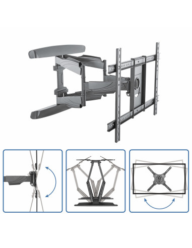 StarTech.com Soporte de pared para TV de Pantalla Plana - Montura para Pantallas LCD LED de 32 a 70 Pulgadas