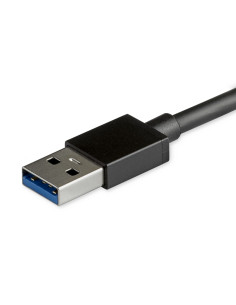 StarTech.com Hub Ladrón USB 3.0 4 Puertos - USB-A a USB 3.0 Tipo A con Interruptores Individuales de Encendido Apagado - USB 2