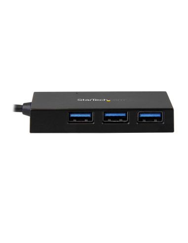 StarTech.com Concentrador USB 3.0 (5Gbps) de 4 Puertos - USB-C a 1x USB-C y 3x USB-A