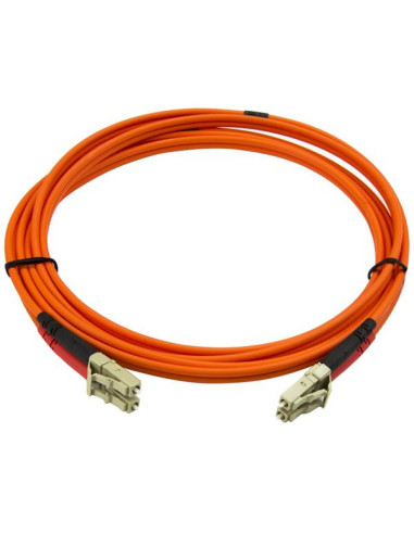 StarTech.com Cable Patch de Fibra Duplex Multimodo 50 125 2m LC - LC
