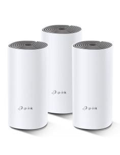 TP-Link Deco E4 (3-pack) Doble banda (2,4 GHz   5 GHz) Wi-Fi 5 (802.11ac) Blanco, Gris 2 Interno 2