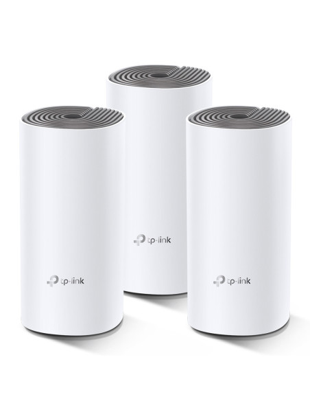 TP-Link Deco E4 (3-pack) Doble banda (2,4 GHz   5 GHz) Wi-Fi 5 (802.11ac) Blanco, Gris 2 Interno