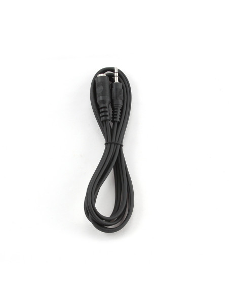 Gembird 1.5 m, 3.5mm 3.5mm, M F cable de audio 1,5 m 3,5mm Negro