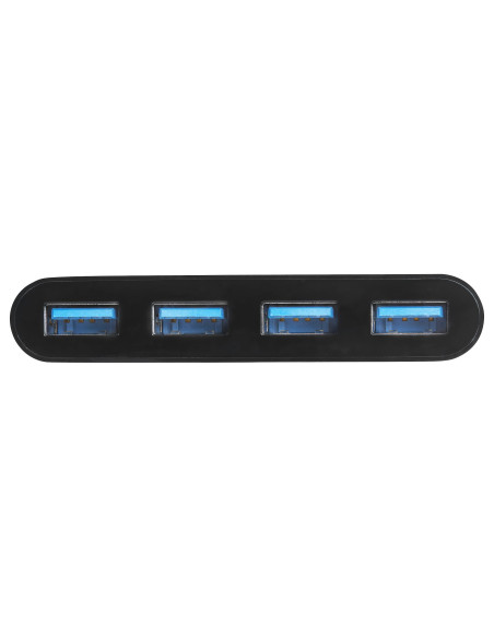 StarTech.com Hub Concentrador USB 3.0 (5Gbps) de 4 Puertos - Ladrón USB-C a 4x USB A - Alimentado por el Bus