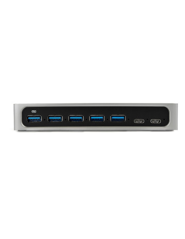 StarTech.com Hub Concentrador USB 3.0 USB C a 5x USB-A y 2x USB Tipo C de 7 Puertos - 5Gbps - Ladrón USBC Alimentado