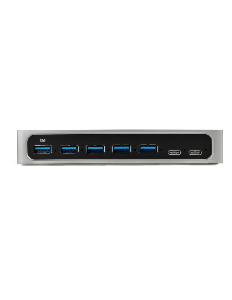 StarTech.com Hub Concentrador USB 3.0 USB C a 5x USB-A y 2x USB Tipo C de 7 Puertos - 5Gbps - Ladrón USBC Alimentado