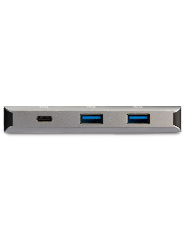 StarTech.com Hub Ladrón USB C con Puerto de Red Ethernet Gigabit RJ45 GbE - Concentrador USB Tipo C USB 3.2 Gen 2 de 10Gbps con