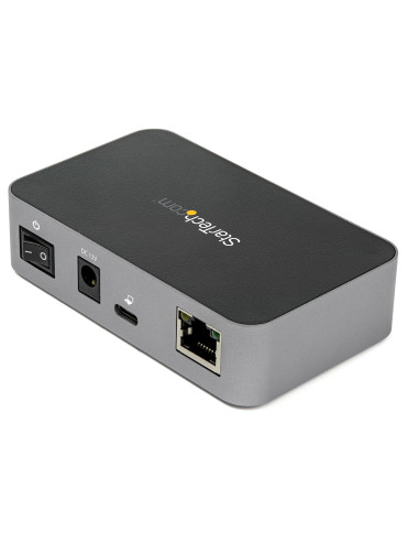 StarTech.com Hub USB-C de 3 Puertos con Puerto de Red Ethernet - USB 3.2 Gen 2 (10Gbps) - Alimentado - 2xUSB-A 1xUSB-C