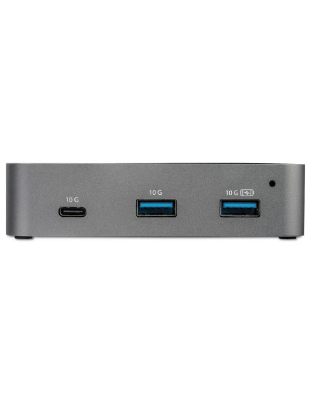 StarTech.com Hub USB-C de 3 Puertos con Puerto de Red Ethernet - USB 3.2 Gen 2 (10Gbps) - Alimentado - 2xUSB-A 1xUSB-C