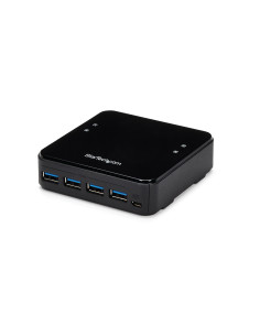 StarTech.com Switch Conmutador USB 3.0 (5Gbps) 4x4 para Compartir Dispositivos Periféricos