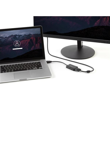 StarTech.com Cable Adaptador Externo Conversor de Vídeo y Audio HDMI a VGA - 1920x1200