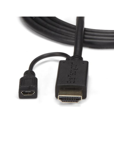 StarTech.com Cable de 1,8m Conversor Activo HDMI a VGA - Adaptador 1920x1200 1080p