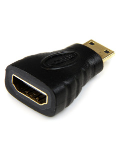 StarTech.com Adaptador Mini HDMI a HDMI -HDMI Ultra HD 4K 30Hz de Alta Velocidad - HDMI 1.4 - Conectores Chapados en Oro -