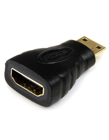 StarTech.com Adaptador Mini HDMI a HDMI -HDMI Ultra HD 4K 30Hz de Alta Velocidad - HDMI 1.4 - Conectores Chapados en Oro -