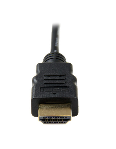 StarTech.com Cable de 2m Micro HDMI a HDMI con Ethernet - Vídeo de 4K a 30Hz - Cable Adaptador Conversor Micro HDMI Tipo D de